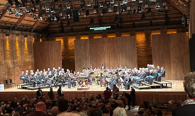 Bel singing with ICC - St Matthew Passion at Snape Maltings