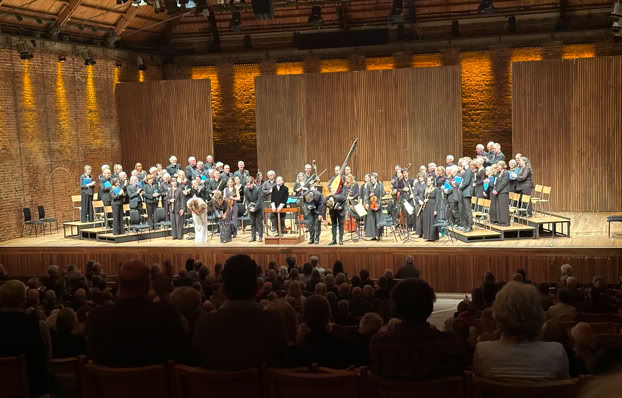 Bel singing with ICC - St Matthew Passion at Snape Maltings